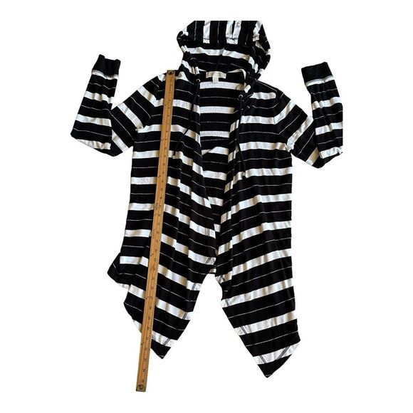 Michael Kors Womens long sleeve hood cardigan black white Small viscose stretch‎ - Picture 7 of 14